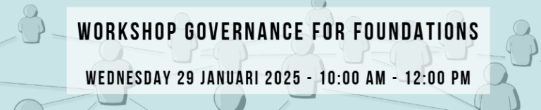 Workshop Governance on the 29th of January, 2025