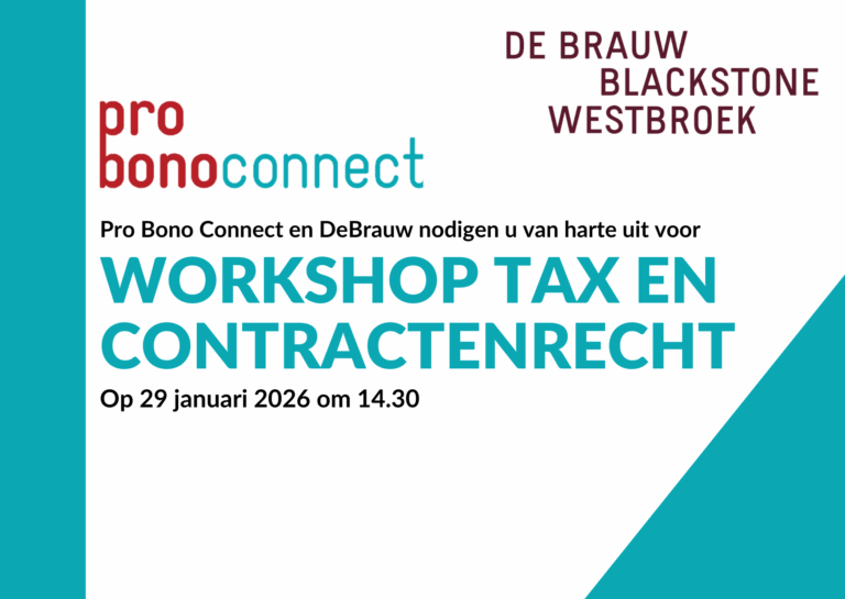 Workshop tax en contractenrecht