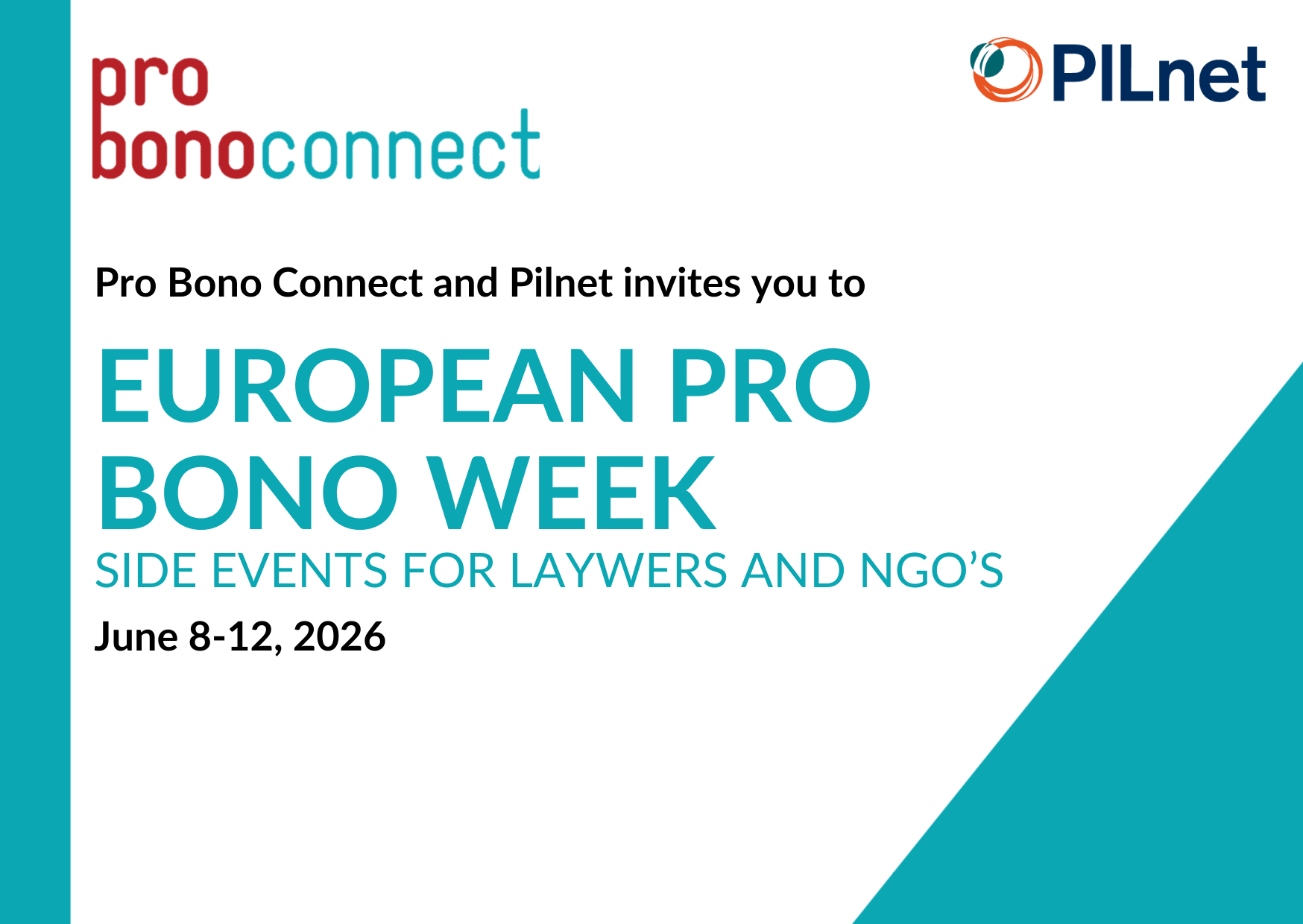 Europese Pro Bono Week