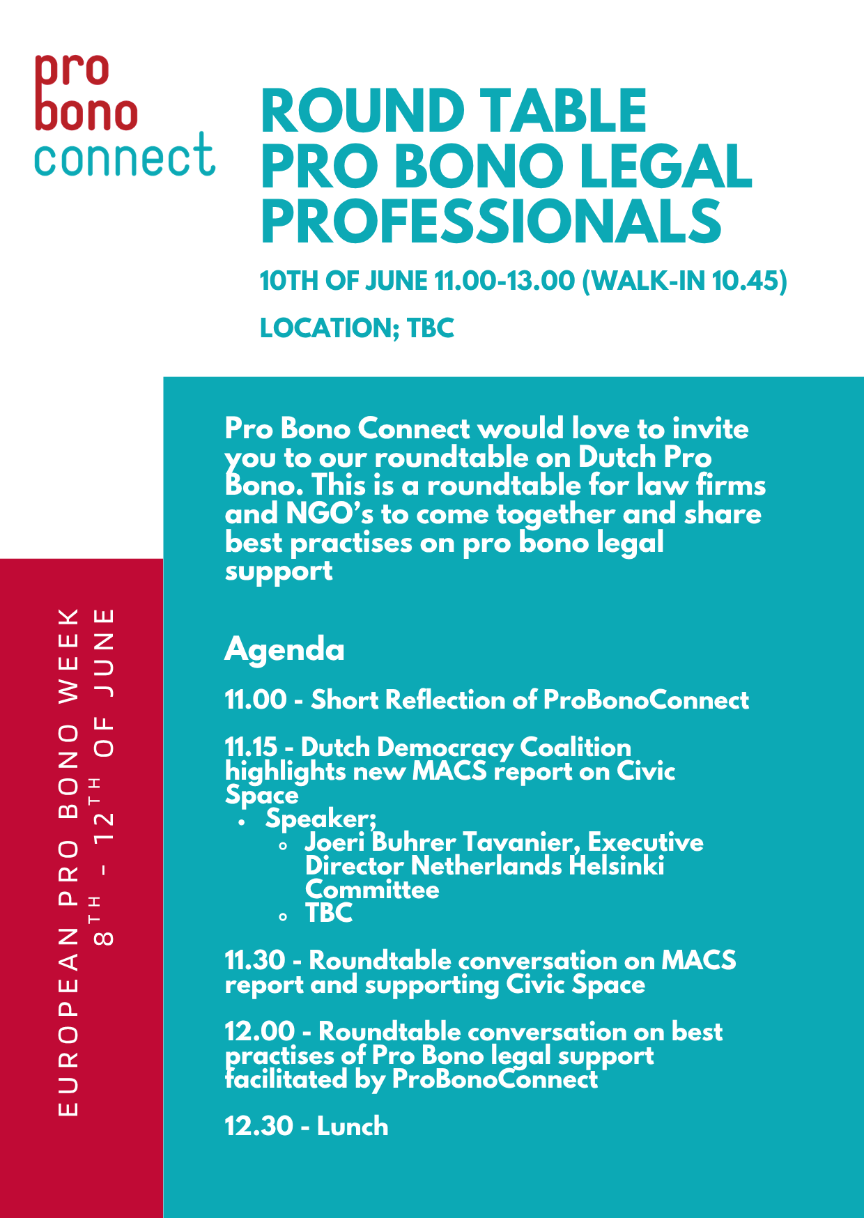 Round Table Pro Bono Legal Professionals